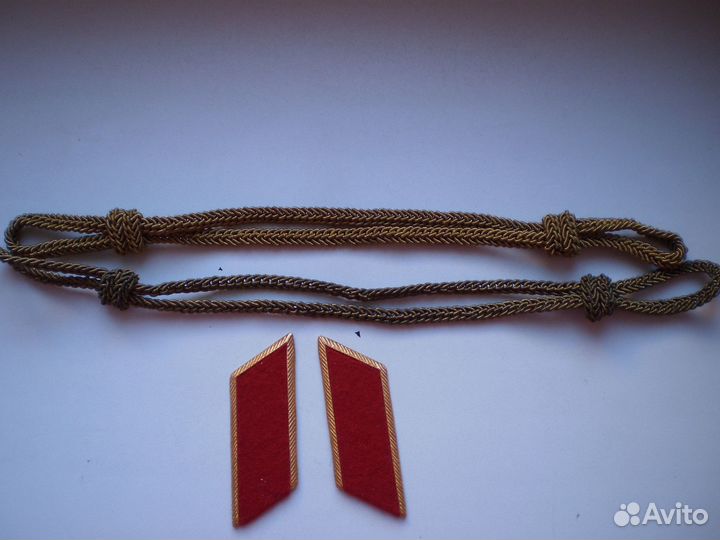 Шнур на фуражку филигранный СССР