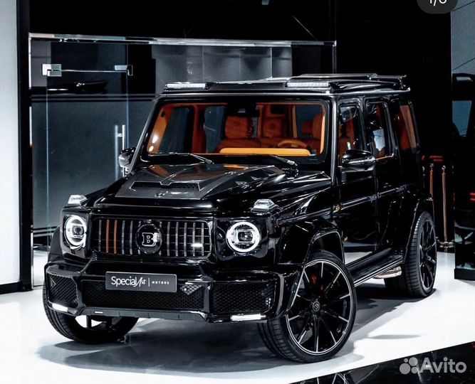 Колпак карбон brabus тюнтнг на Mercedes G63