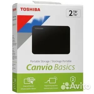 2 тб Внешний HDD Toshiba Canvio Basics