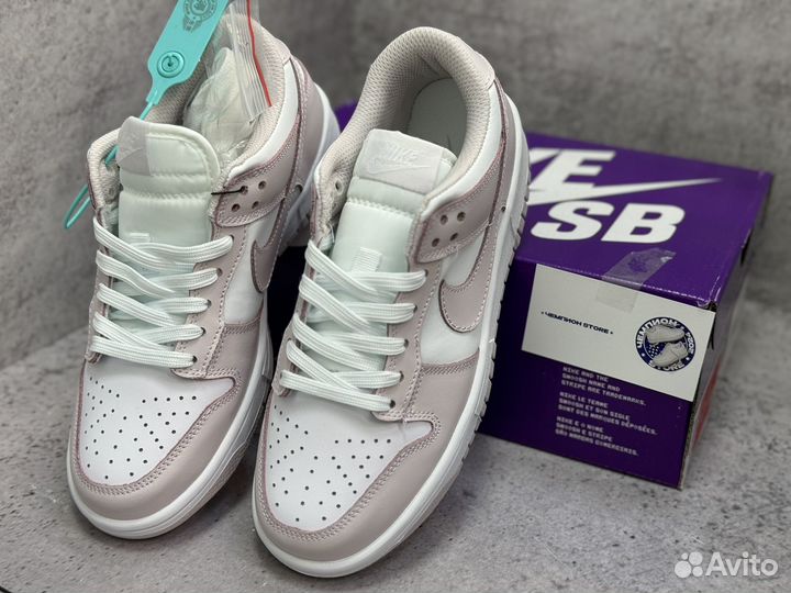 Кроссовки Nike Dunk low pink 37-41