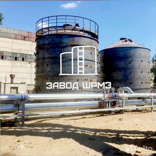 Резервуар вертикальный рвс 100 кубов