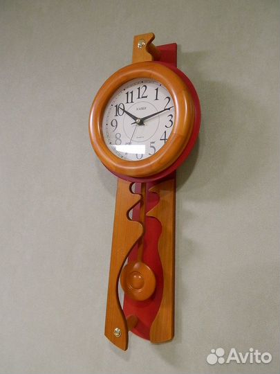 Интерьерные часы Kaiser Натуральное дерево