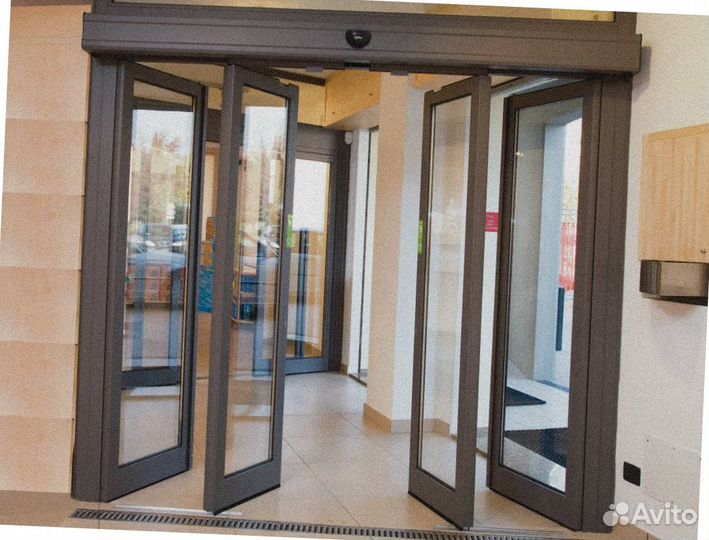 Автоматические раздвижные двери Дорхан