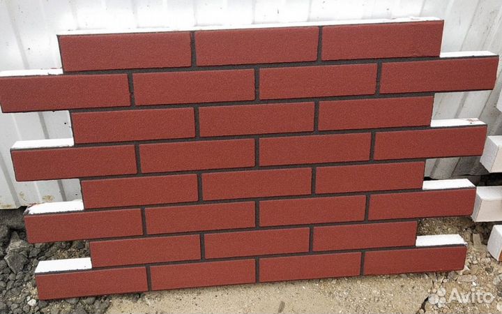 Гибкий кирпич на пенополистироле