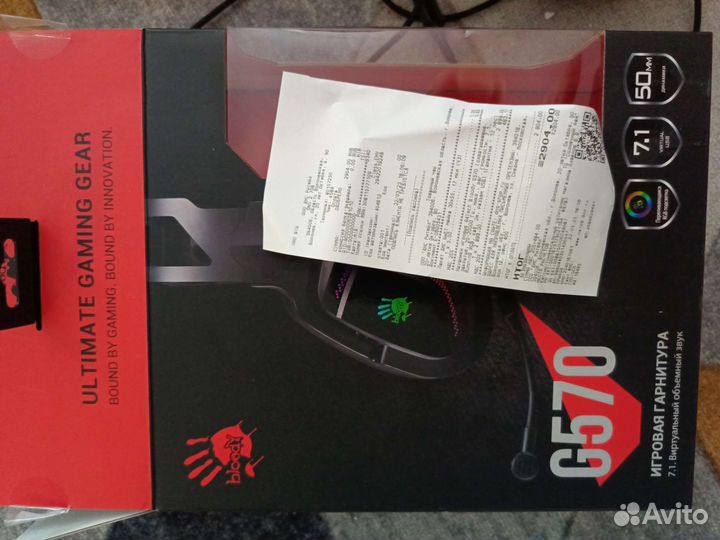 Игровые наушники bloody g570