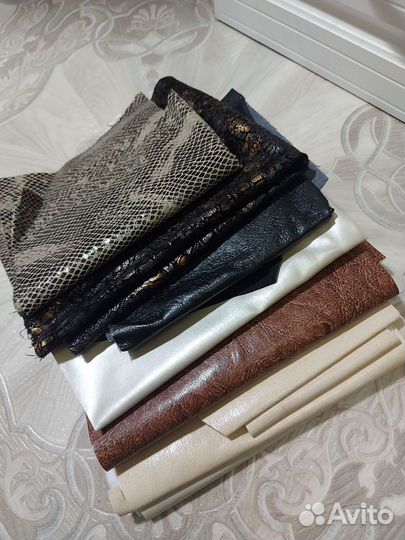 Куски экокожа