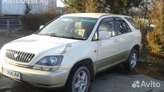 Лобовoe стеклo Toyota Harrier XU10 Установка