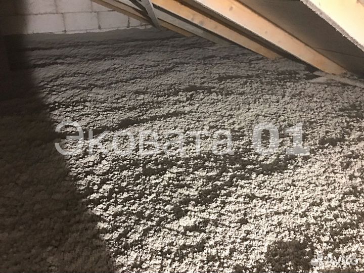 Эковата - утеплитель для мансарды, стен и кровли
