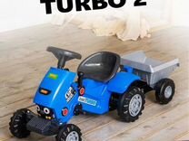 Синий Трактор- каталка Turbo 2 тм Полесье