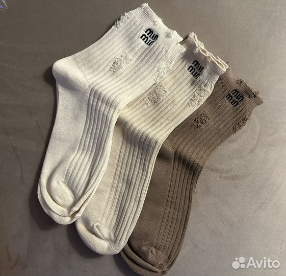 Носки miu miu 3 шт