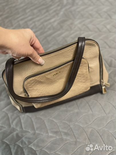 Сумка натуральная кожа коричневая