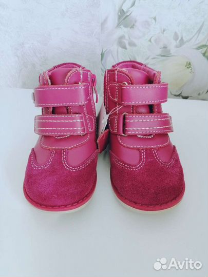 Ботинки Новые натур. кожа демисезон р. 22