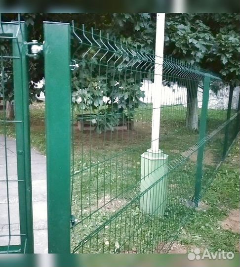 Сетка для забора 3d