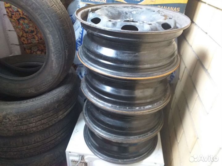 Диски р14 volkswagen polo штампованные оригинал