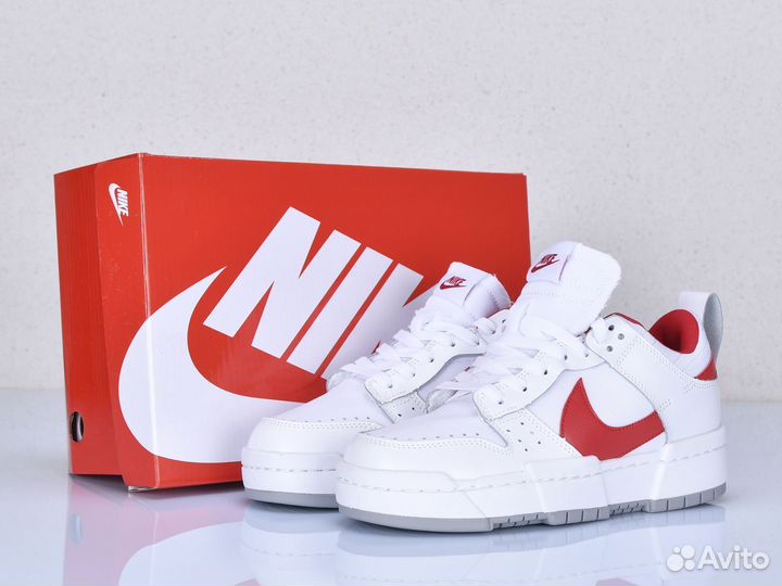 Кроссовки Nike Dunk Low Disrupt кожа натуральная