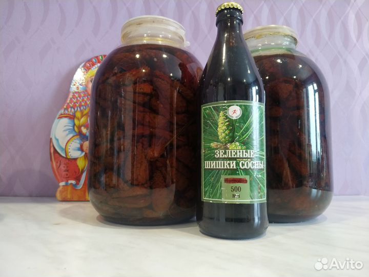 Шишки сосновые