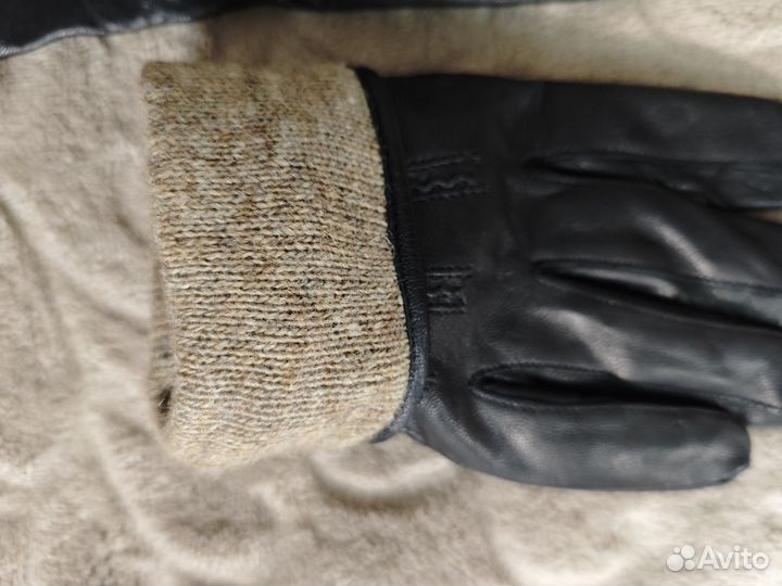 Мужские кожаные перчатки