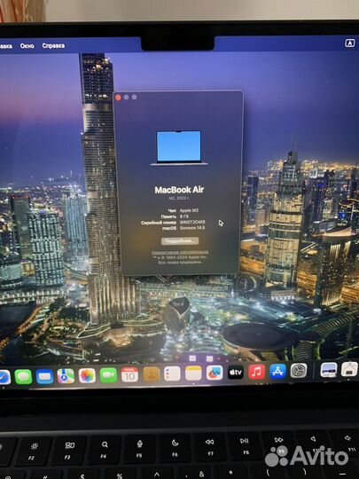 Macbook Air 13 2022 M2 256gb «midnight»