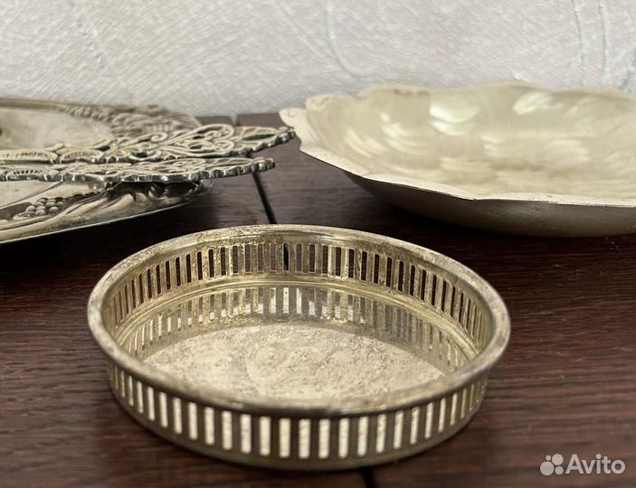 Предметы для сервировки серебрение винтаж