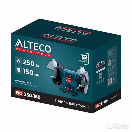 Станок точильный alteco BG 250-150