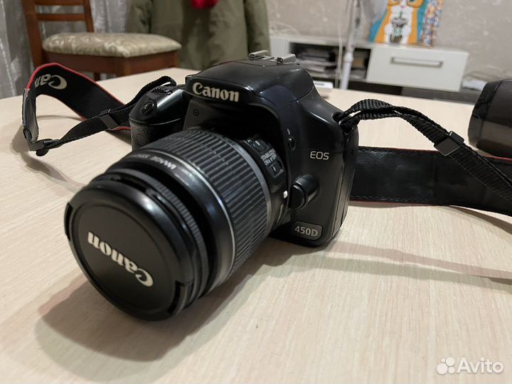 Зеркальный фотоаппарат canon 450d