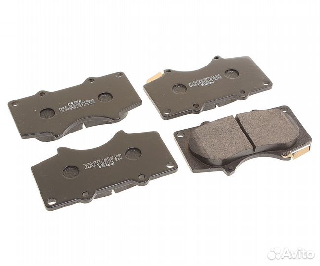Колодки тормозные mitsubishi Pajero 4 (07) toyota Land Cruiser 100 передние (4шт.) frixa