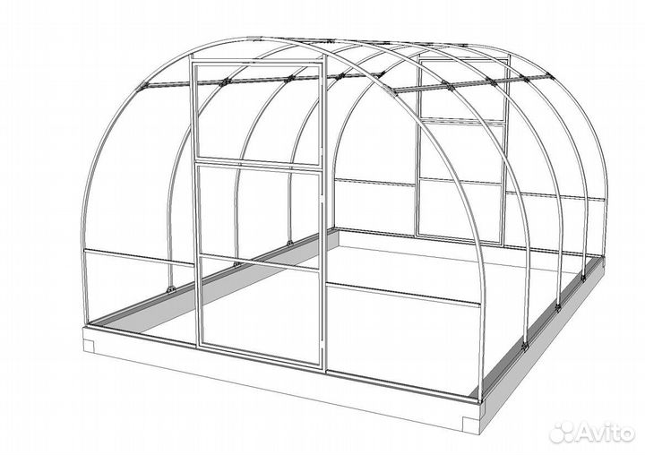 Теплица каркас Усиленная 3х4 m