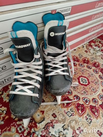 Коньки хоккейные раздвижные Nordway