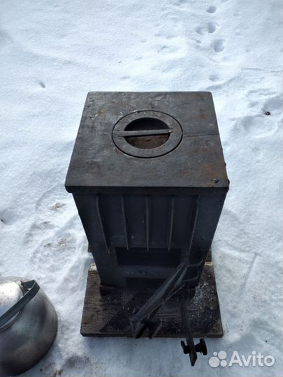 Печь буржуйка чугунная