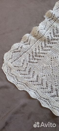 Оренбургский платок пуховой паутинка 90 см