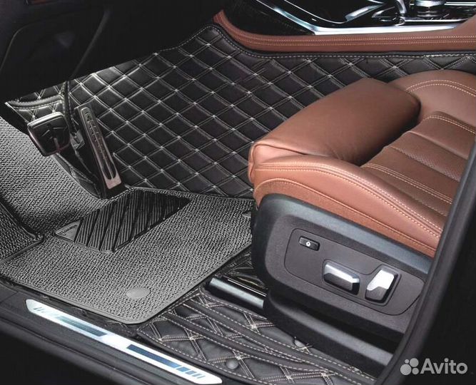 3D Коврики Range Rover Салон Багажник из Экокожи