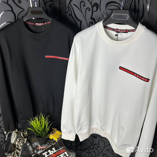 Prada свитшот мужской