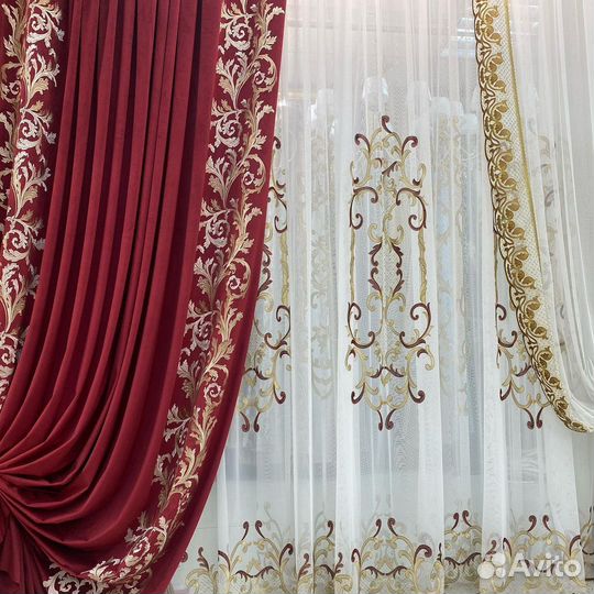 Портьерная ткань шириной 3 м