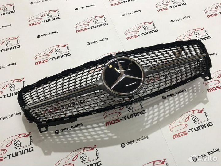 Решетка A-Class w176 Diamond Silver 15-18 Дистр