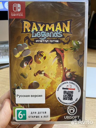 Rayman Legends: Definitive Edition для Nintendo Sw