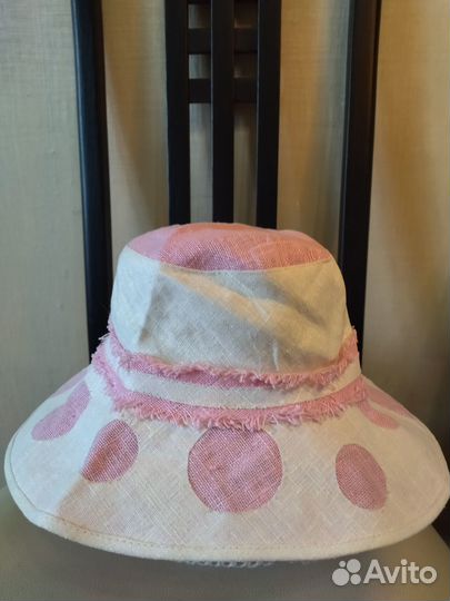 Новая шляпа летняя натуральный лён