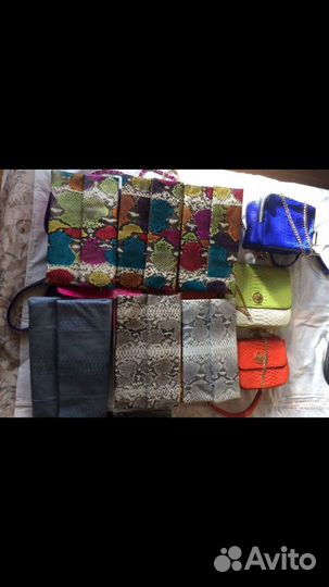 Новая сумка из питона ручная работа