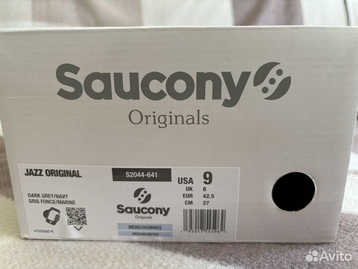 Кроссовки Saucony Jazz Original р. EU42,5