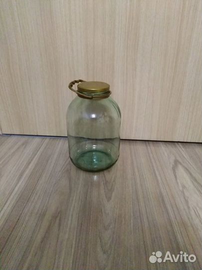 Банка стеклянная винтовая 3л