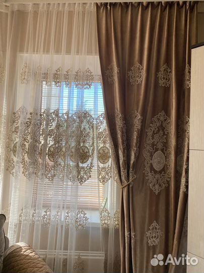 Комплект шторы и тюль