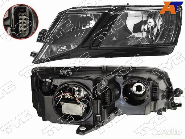 Фара skoda octavia 13-20