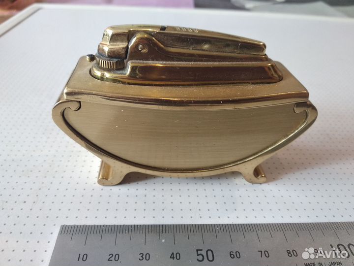 Зажигалка газовая настольная ronson waraflame