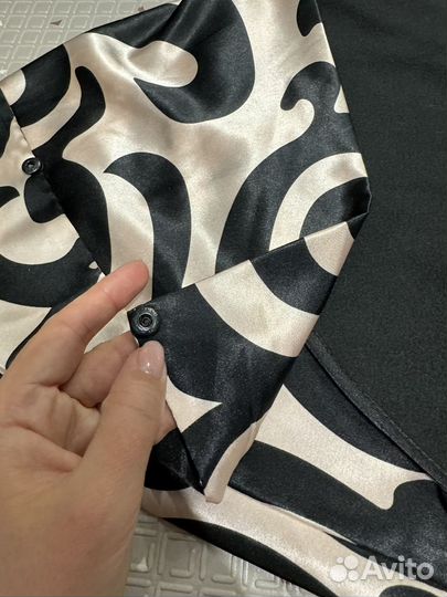 Платок с мехом норки