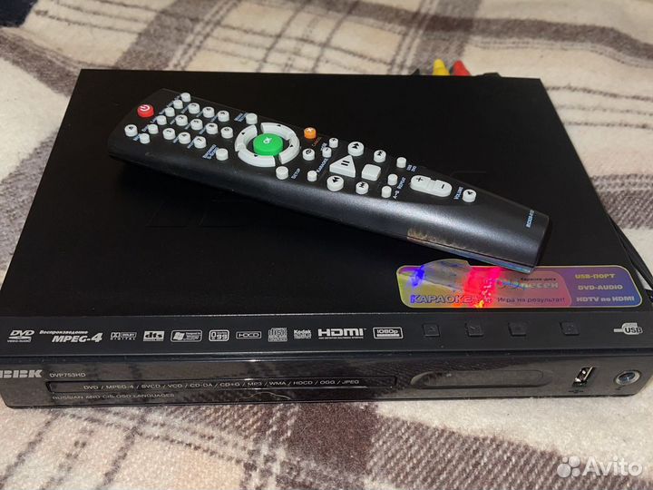 DVD плеер BBK с караоке