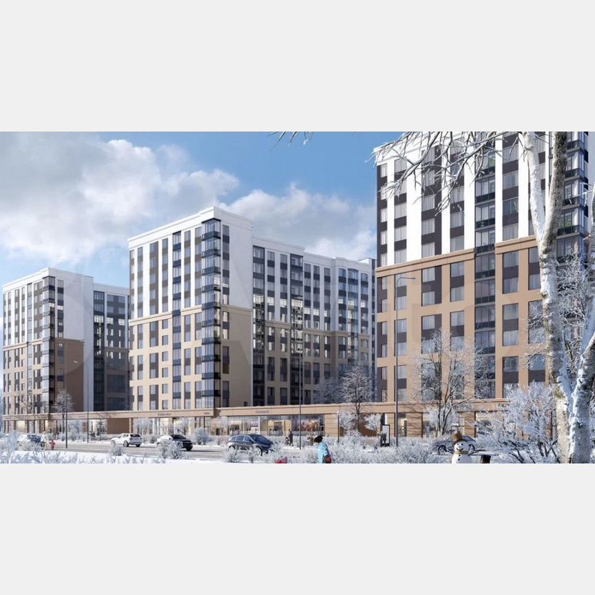 1-к. квартира, 33,6 м², 6/12 эт.