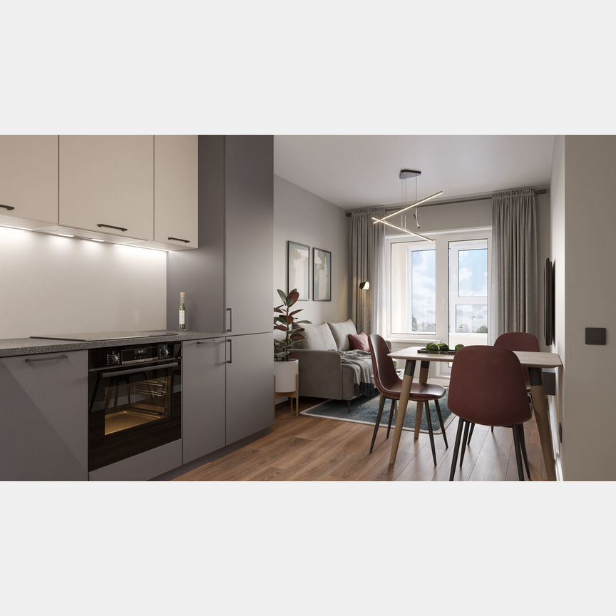 1-к. квартира, 38,6 м², 10/12 эт.