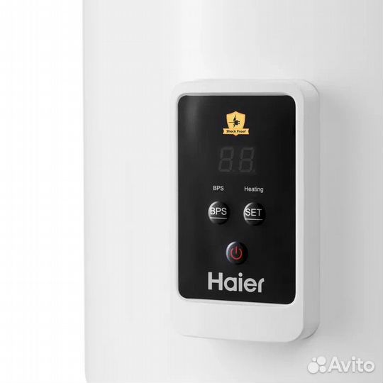 Водонагреватель электрический накопительный Haier A5 эмалированный круглый 80л с электронным термост