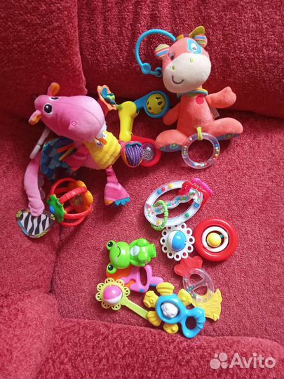 Погремушки,подвески,грызунки пакетом