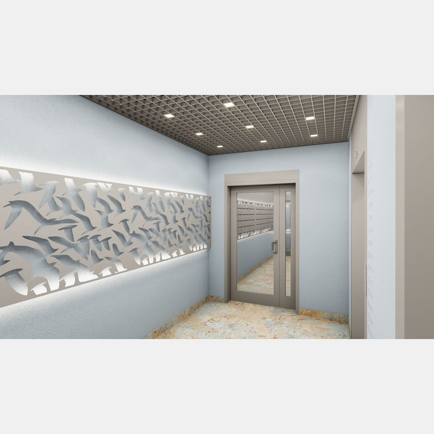 2-к. квартира, 74,3 м², 3/9 эт.