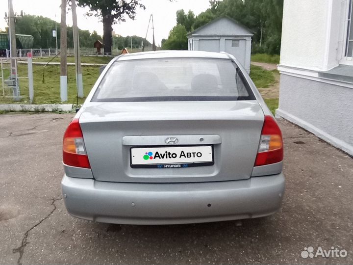 Hyundai Accent 1.5 МТ, 2004, 251 000 км